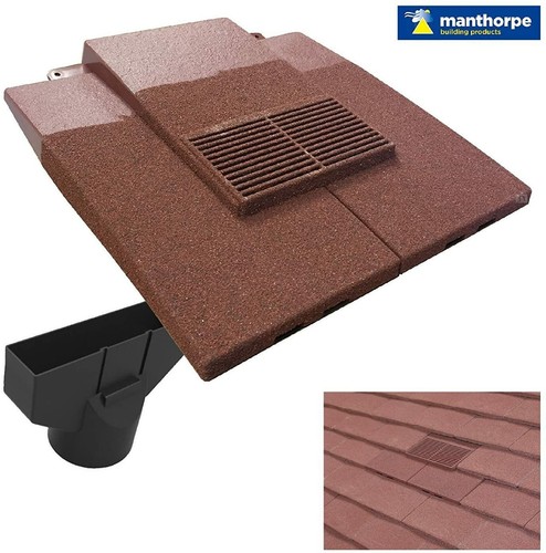 Plain tile old red granulated - old,