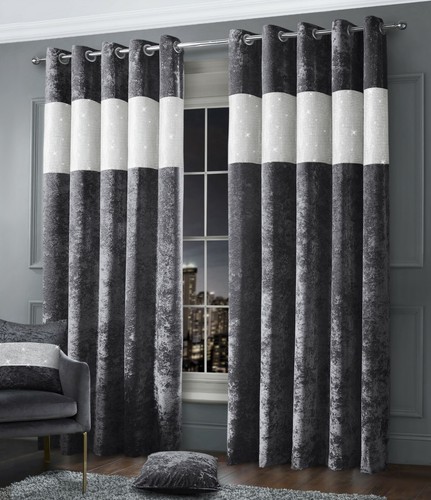 Luxury diamante crushed - crushed, velvet