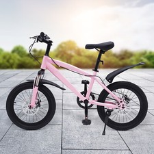 18 Inch Kids Girls Boys Bike 18" Wheel Mountain Bike 1 Speed Kids Bike Pink UK