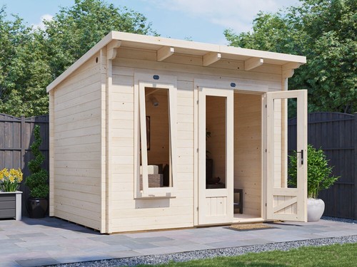 Log cabin office kit garden - kit,