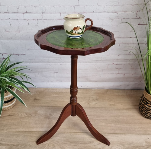 Vintage wooden side wine table - wooden,