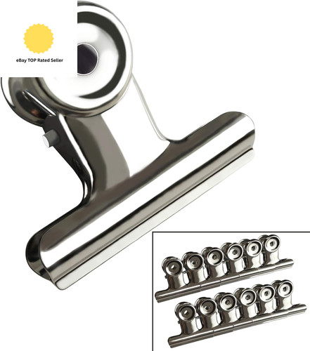 38mm bulldog clips round - round, paper