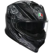AGV K7 Damascus Black/Silver
