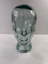 Glass Mannequin Style Head / Shop Display/ Jewellery/ Headwear