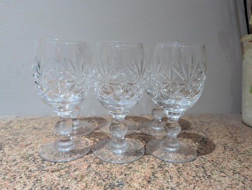 Crystal wine glasses footed - glasses,