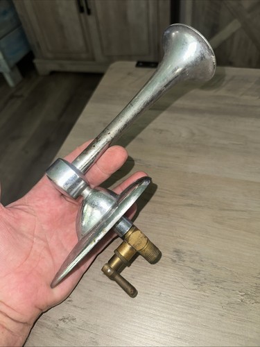 Vintage horn chrome boat - boat, ship