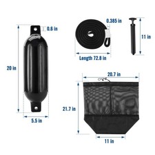 24pcs Inflatable Boat Ribbed