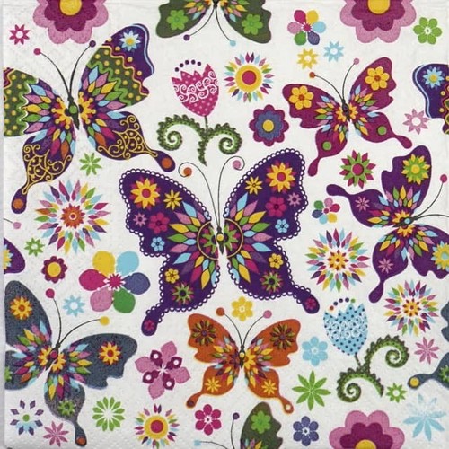 Single paper napkins - single,