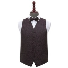 Mens Boys Waistcoat & Bow Tie
