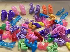 Pack Of 60 Pairs Dolls Shoes/heels Random Colours And Designs Suitable For dolls
