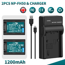 2x NP-FH40 NP-FH50 Battery +