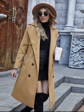 overcoat women Uk . Camel