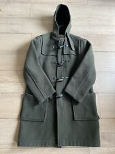 Montgomery Men's Green Italian Wool Mix Duffle Coat Size 38 Chest 42 "