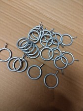 25mm inner diametre strong metal curtain rings hooks.