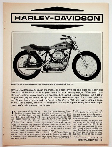1970 harley davidson - 1970, xr750