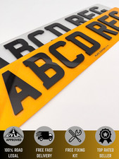 4D Laser Number Plates Acrylic