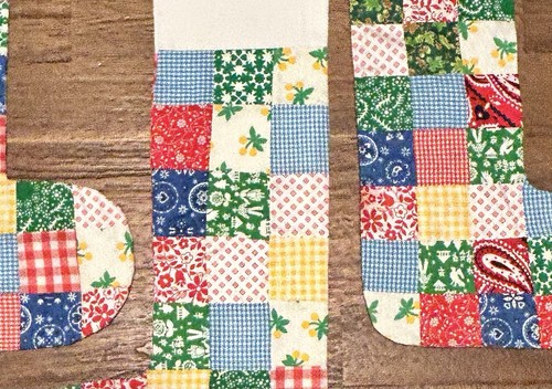 Handmade patchwork quilted - 3,