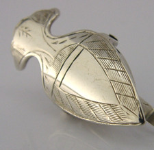 QUALITY ENGLISH SOLID STERLING SILVER NAPKIN CLIP HOLDER 2002 BOXED