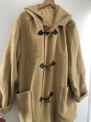 Vintage yellow duffle coat - duffle, in