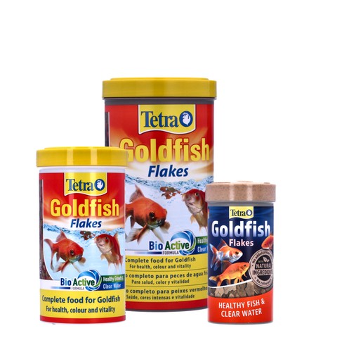 Tetra tetrafin goldfish flake - goldfish,