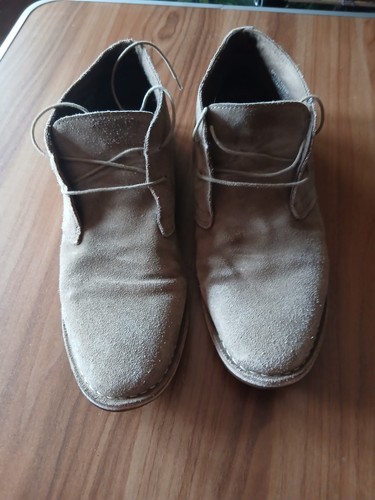 Mens beige desert boots size
