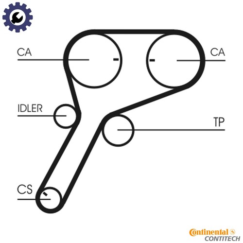 Timing belt ct1151 - belt, for