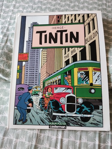Tintin album poster book - album,