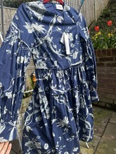 Erdem Ophelia Indigo Dress -