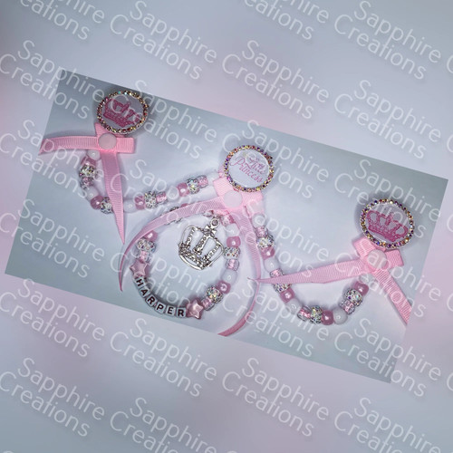 Baby girls personalised pram - personalised,