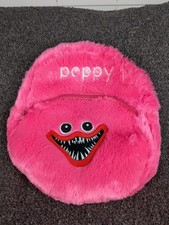 Poppy Playtime Kissy Missy Pink Furry Backpack Bag