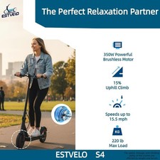 Estvelo Electric Scooter - Save £80 on Amazon price. 350w motor, foldable