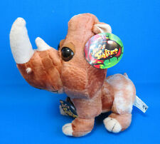 RHINOCEROS 11" baby rhino BIG EYES plush soft toy JUNGLE SNUBBIES * VINTAGE 2005