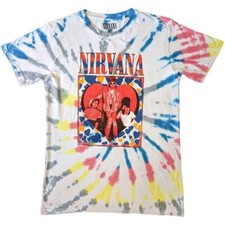 Nirvana 'Heart' White Tie Dye