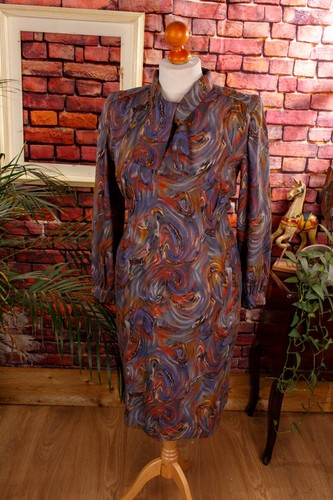 Vintage 50s dress light - vintage, wool