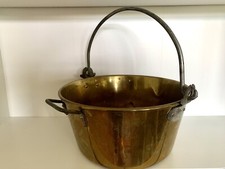 Vintage Jam Pan Brass Handles