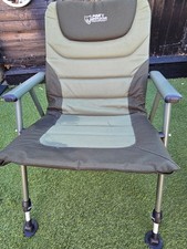 Fox Warrior reclining fishing chair CARP FISHING SET UP