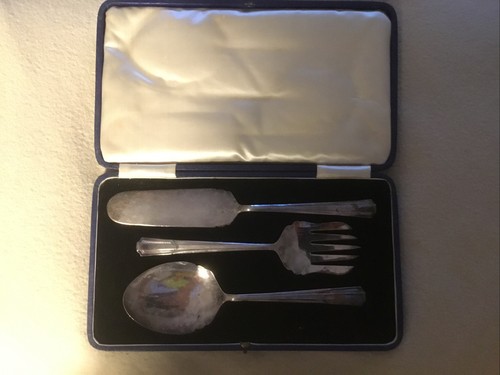 Silver plated cutlery - , set