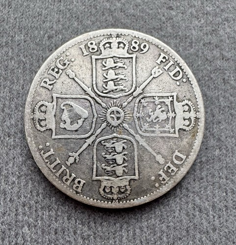 1889 one florin queen - -,