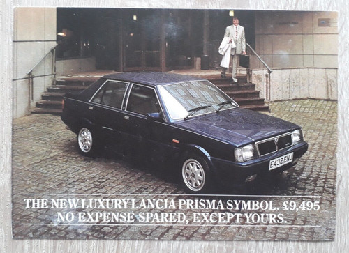 Lancia prisma symbol launch - prisma,