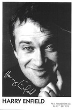 HARRY ENFIELD PRINT SIGNED PHOTO FAMOUS COMEDIAN WAYNE SLOB HARRY & CHUMS KEVIN