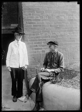 Photo:1910s Two Men by Brick