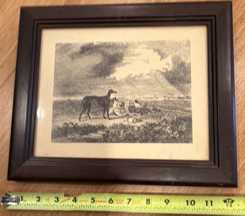 Antique greyhound coursing - antique,