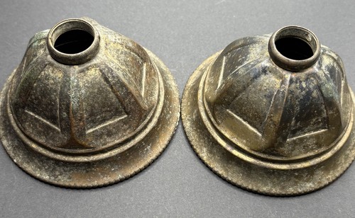Pair antique brass - pair,