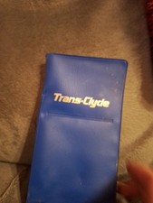 Rare Trans Clyde Transport Travel Wallet 1980s Inc Greater Glasgow Logo 