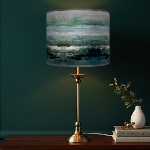 52cm antique brass table - 52cm, lamp