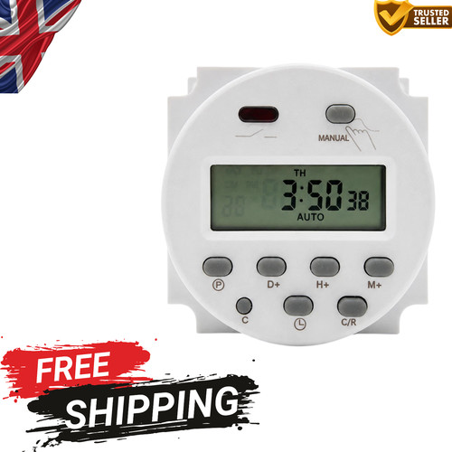 12v 16a lcd digital timer - dc,