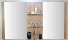 Double Oak Wall Mirror | H70cm x W123cm Landscape| Delivered