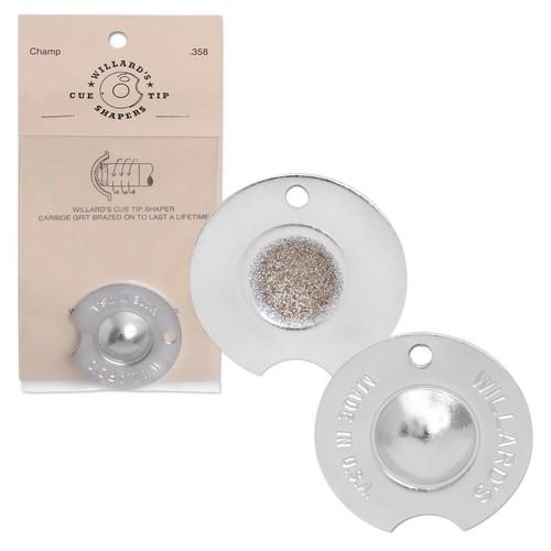 Willard pool cue tip shaper - pool,