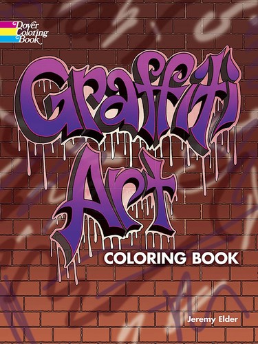 Graffiti art coloring - art, book
