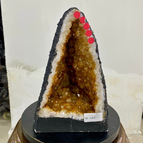 01lb large natural citrine - 15.01lb,